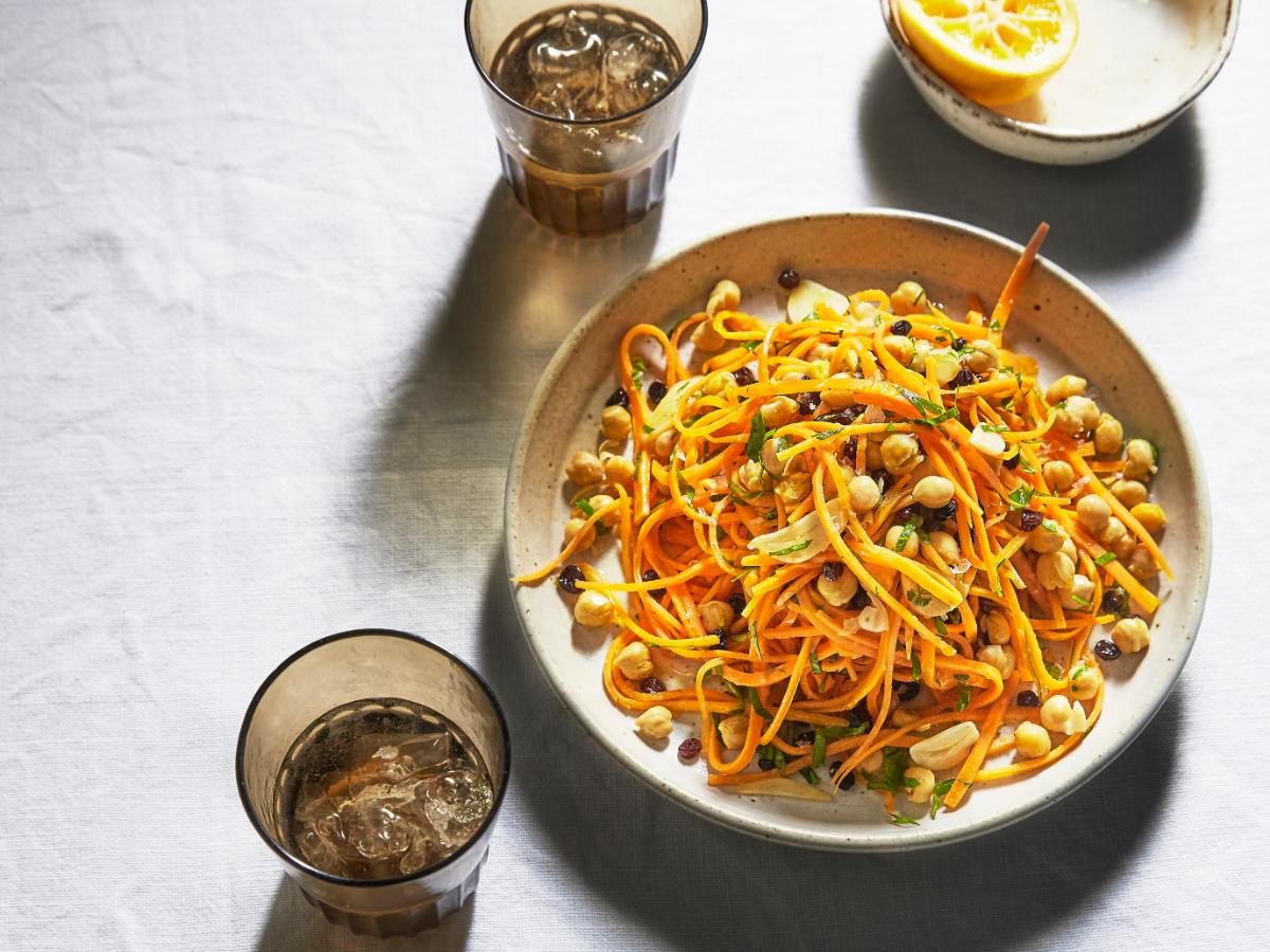 Chickpea, Carrot & Currant Salad