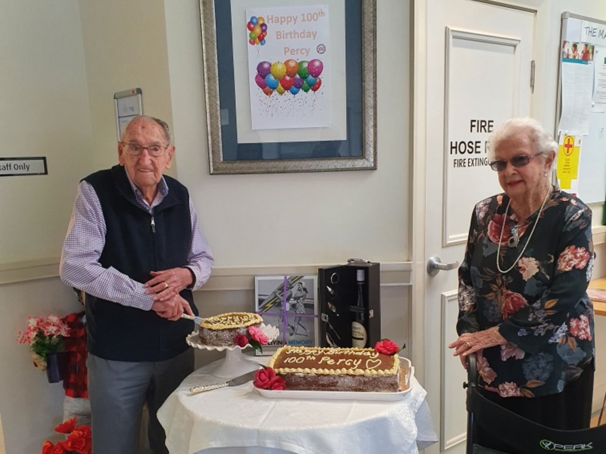 Percy's 100th birthday at Aveo Peregian Springs Country Club