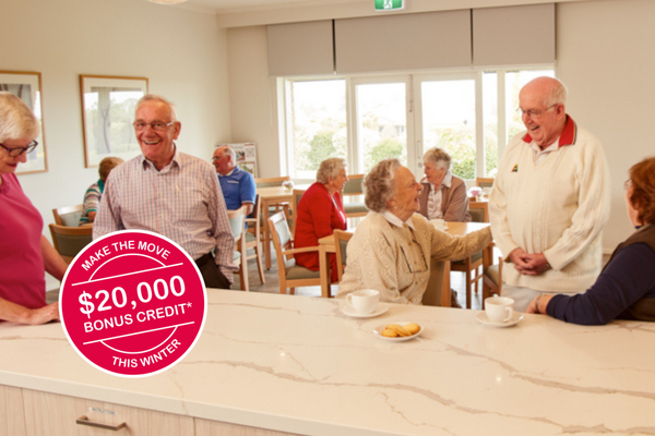 Oak Tree Hill Retirement Living 20k Winter Incentive Promotion