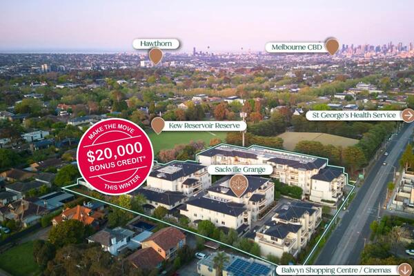 Sackville Grange Retirement Living 20k Winter Incentive Promotion