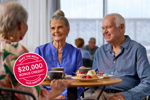 The George Retirement Living 20k winter incentive promotion