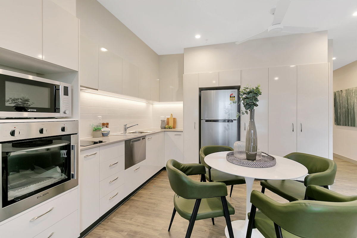 Redlands by the Bay Retirement Resort Display Unit Kitchen