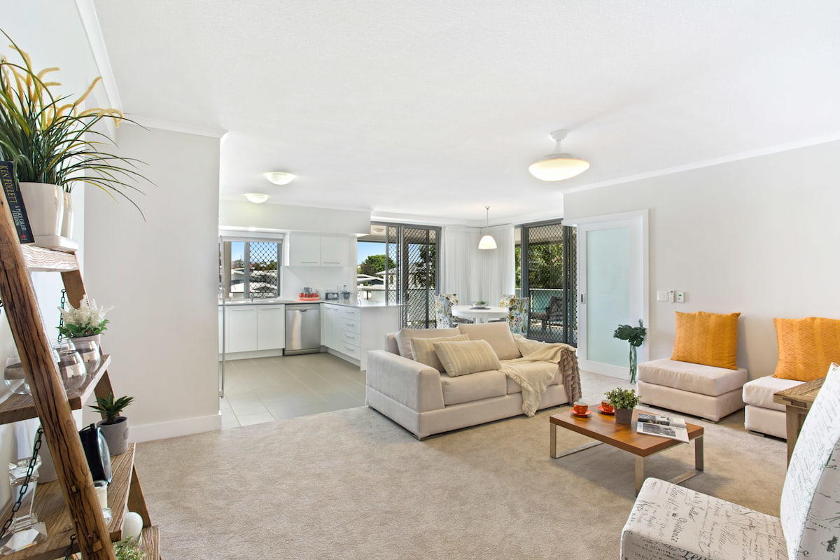 Redlands by the Bay Retirement Resort Display Unit Living Room
