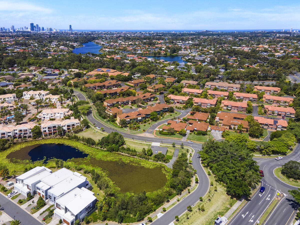 Robina view of the village