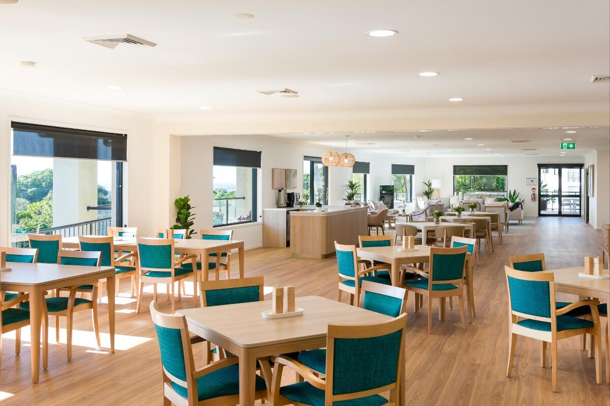 Image of Ocean View Retirement Living Community Dining Room