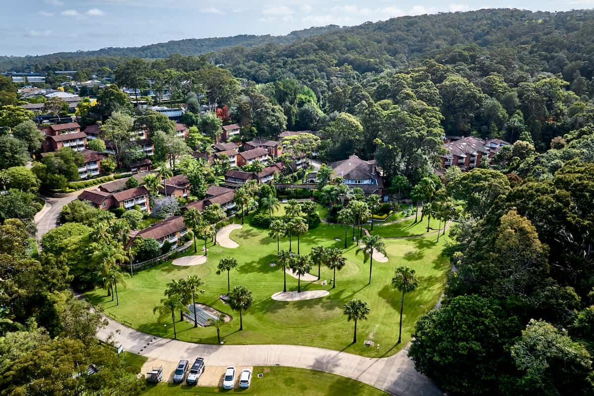 Image of Peninsula Gardens Retirement Living Village Aerial 