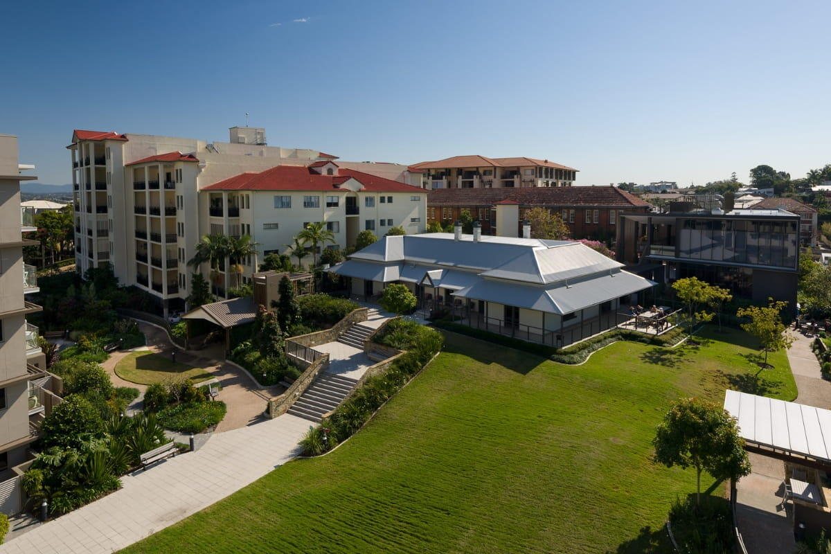 The Clayfield Retirement Living Community Exterior Aerial Image