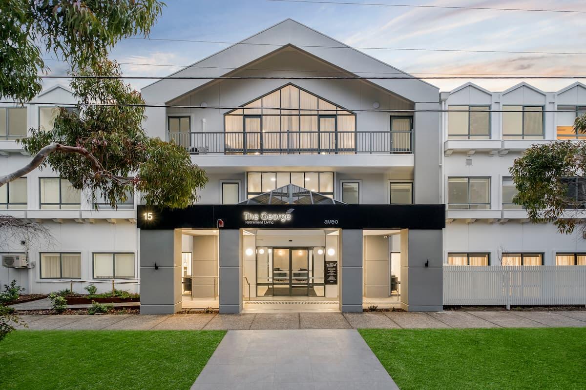 The George Retirement Village External Entrance