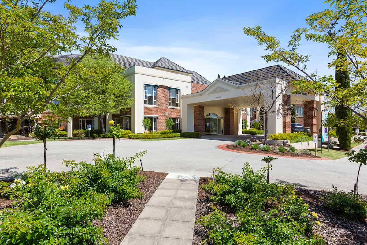 Domaine Retirement Living Community Exterior Entrance